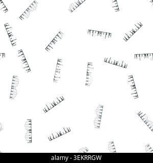 pattern wall white fence cartoon vector Stock Vector