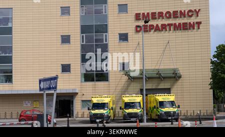 Our Lady of Lourdes Hospital, Drogheda, County Louth, Ireland, June 3rd 2026: Emergency Department of Our Lady of Lourdes Hospital in Drogheda which i Stock Photo