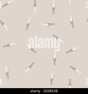 seamless pattern wire cable organizer cartoon vector Stock Vector