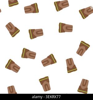 pattern plastic trash bin cartoon vector Stock Vector