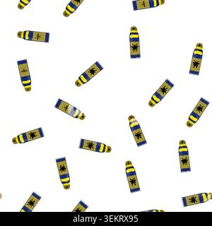 pattern insect bug spray color icon vector Stock Vector