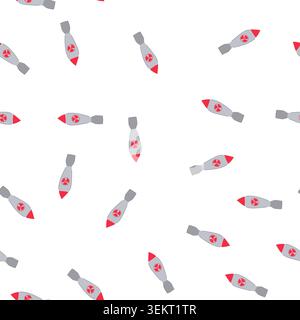 pattern hiroshima atomic bomb cartoon vector Stock Vector