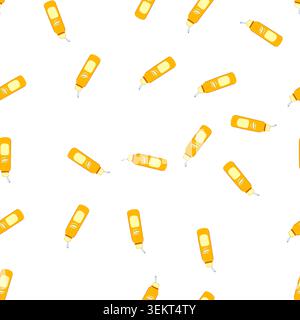pattern squeeze nasal spray bottle cartoon vector Stock Vector