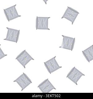 pattern business file cabinet cartoon vector Stock Vector