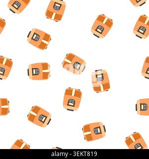 pattern fry fryer cooking cartoon vector Stock Vector