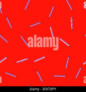 seamless pattern life health bar cartoon vector Stock Vector