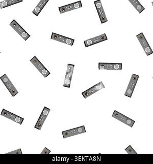 pattern sound headphone amp cartoon vector Stock Vector