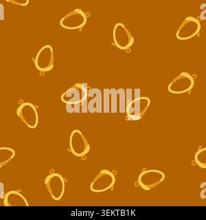 seamless pattern jewellery clasp jewelry cartoon vector Stock Vector