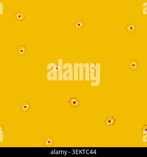 seamless pattern system neurons cartoon vector Stock Vector