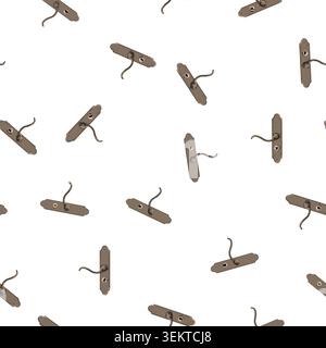 pattern house door handle cartoon vector Stock Vector
