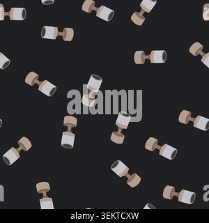 seamless pattern bathroom faucet aerator cartoon vector Stock Vector