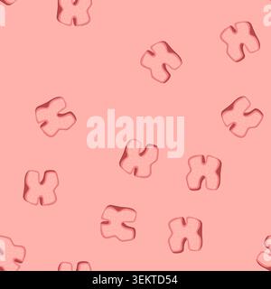 seamless pattern tailbone desk chair cushion cartoon vector Stock Vector