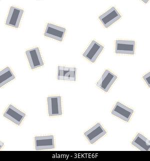 pattern semiconductor microchip cartoon vector Stock Vector