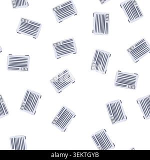pattern refrigerant air conditioner cartoon vector Stock Vector