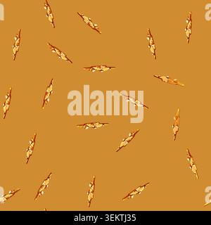 seamless pattern basalt lava puddle cartoon vector Stock Vector