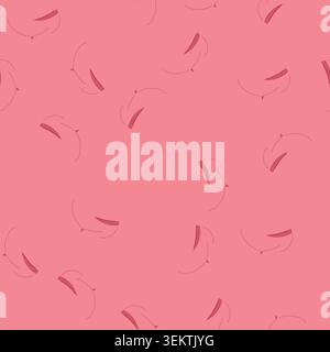 seamless pattern accessory beret cartoon vector Stock Vector