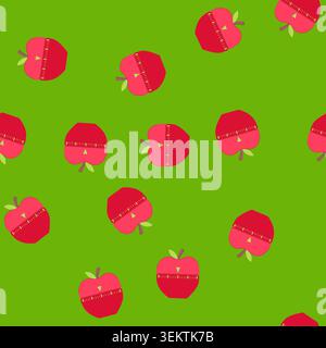 seamless pattern alarm kitchen timer cartoon vector Stock Vector