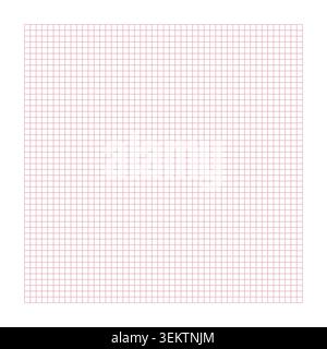 Grid paper. Lined sheet of abstract squared background with color graph. Geometric pattern for school, wallpaper, textures, notebook. Checkered blank Stock Vector