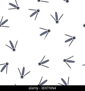 pattern studio tripod camera cartoon vector Stock Vector