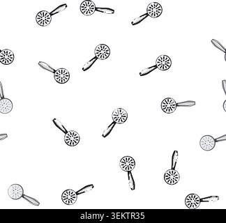 pattern modern shower head cartoon vector Stock Vector