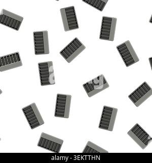 pattern lithium aa battery charger cartoon vector Stock Vector