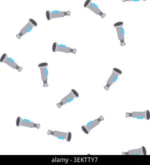 pattern flow faucet aerator cartoon vector Stock Vector