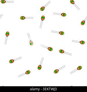 pattern measure ph meter color icon vector Stock Vector