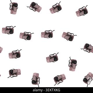 pattern mountain backpack camp cartoon vector Stock Vector
