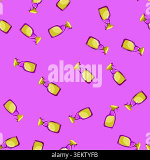 seamless pattern spray glass cleaner cartoon vector Stock Vector