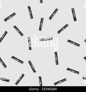 seamless pattern disc blu ray player cartoon vector Stock Vector
