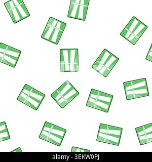 pattern intersection road sign cartoon vector Stock Vector