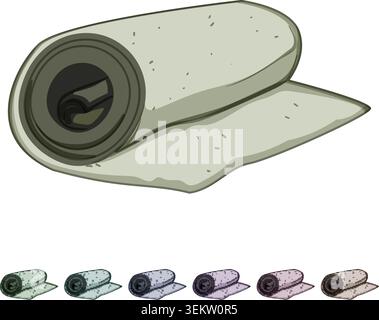 texture wool carpet cartoon vector graphic Stock Vector