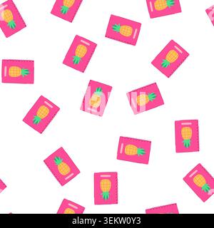 pattern notebook notebook cartoon vector Stock Vector