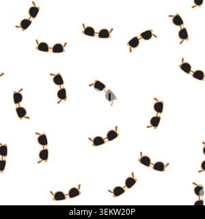 pattern aid glasses for the blind cartoon vector Stock Vector