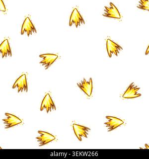 pattern smoke gun flash cartoon vector Stock Vector