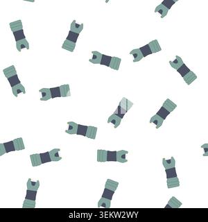 pattern electric taser gun cartoon vector Stock Vector