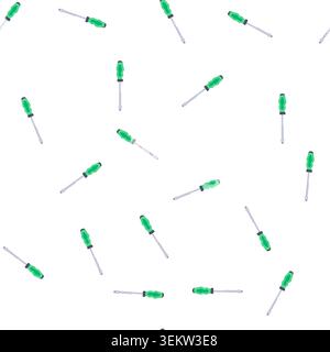 pattern repair screwdriver cartoon vector Stock Vector