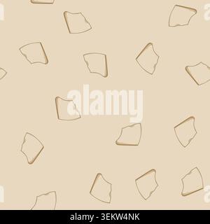 seamless pattern kitchen parchment paper cartoon vector Stock Vector