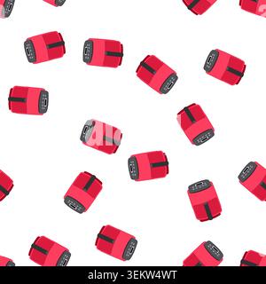 pattern kitchenware fryer cooking cartoon vector Stock Vector