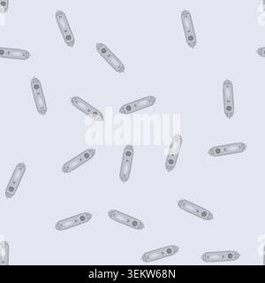 seamless pattern open door handle cartoon vector Stock Vector