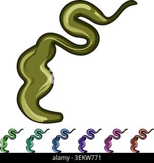 sauce chocolate drip sause cartoon vector graphic Stock Vector