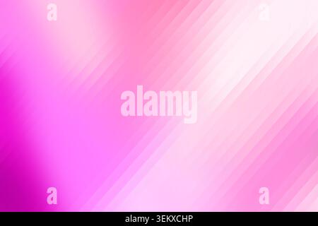 Abstract gradient background showing diagonal lines blending from deep pink to soft white, creating a modern clean graphic design Stock Photo