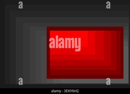 Background, letterhead, Logo Vector Design with multiple squares in different layers of colours and shades of gray and red Stock Vector