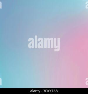 Abstract background with smooth gradient transition of soft blue and pastel pink Stock Photo