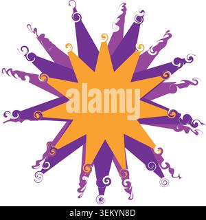 Christmas star,vector Stock Vector