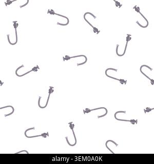 pattern stainless kitchen faucet cartoon vector Stock Vector