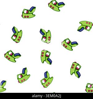 pattern laser blaster gun cartoon vector Stock Vector
