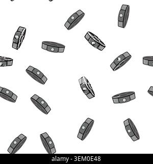 pattern fresh crepe maker cartoon vector Stock Vector