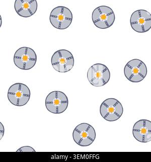 pattern raid viking shield cartoon vector Stock Vector