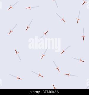 seamless pattern dagger with ornate hilt and sharp blade Stock Vector